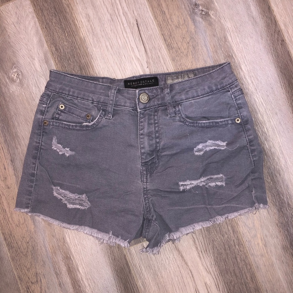 Aeropostale High Waisted Shorty Shorts